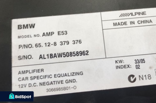 BMW X5 E53 06r LIFT WZMACNIACZ HIFI 8379376