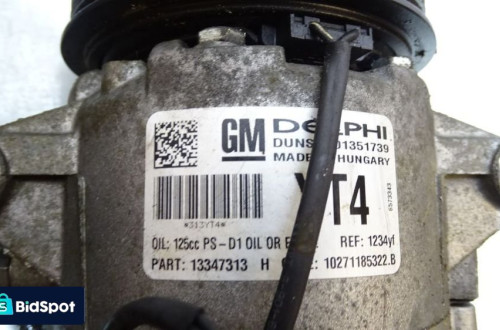 SPRĘŻARKA KLIMATYZACJI OPEL ASTRA J GTC 1.6 13347313