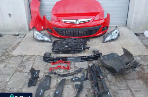 OPEL ASTRA J IV GTC PRZÓD MASKA ZDERZAK LAMPY BŁOTNIKI