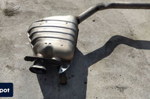 TŁUMIK WYDECH AUDI A6 C7 LIFT TDI 4G0253611M 612M