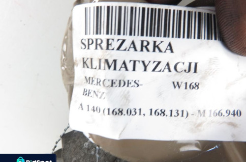 KOMPRESOR KLIMATYZACJI MERCEDES W168  4472208361