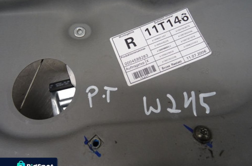 MERCEDES W245 05-08 2.0 CDI MECHANIZM PODNOŚNIK SZYBY PRAWY PRZÓD PRAWY LEWY TYŁ