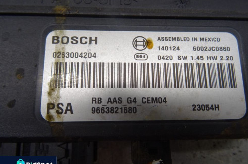 CITROEN BERLINGO II LIFT 12-18 MODUŁ PARKOWANIA PDC 9663821680