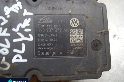 VW GOLF PLUS LIFT 09-14 2.0TDI POMPA STEROWNIK ABS 1K0907379AN / 1K0614517BJ
