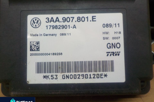 VW PASSAT B7 MODUŁ HAMULCA RĘCZNEGO 3AA907801E