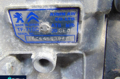 SKRZYNIA BIEGÓW AUTOMAT CITROEN C-ELYSEE 1.6 VTI 115KM 20GE45 TF-71SC