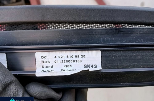 mercedes w221 s-klasa roleta podnosnik mechanizm szyby tyl tylni tylny lewy a2218100520
