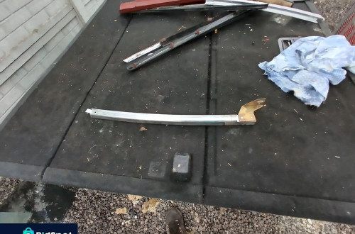 mercedes w123 123 listwa chrom szyby tyl tylnia tylna lewa