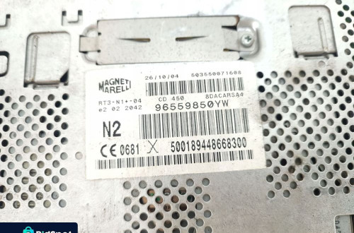 RADIO NAWIGACJA GPS PEUGEOT 407 (2004-2008) 96559850YW RT3 N2