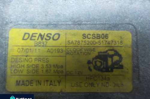 FIAT PANDA SPRĘŻARKA KLIMATYZACJI 51747318