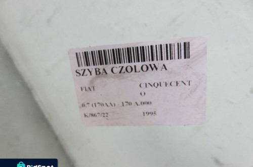 SZYBA CZOŁOWA FIAT CINQUECENTO