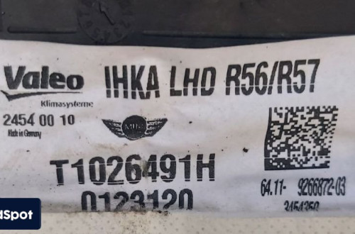 MINI COOPER R56 R61 11r NAGRZEWNICA