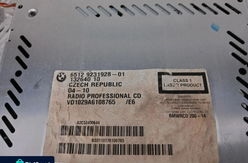 bmw e82 e88 e87 radio sdi cd 9231928