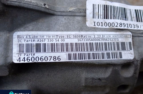 PRZEKŁADNIA OSI PRZEDNIEJ DYFER MOST MERCEDES GLS II 167 2019- A1673305400