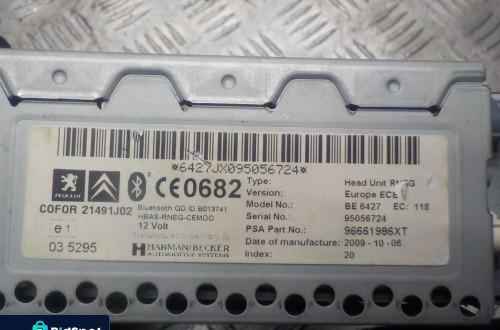 CITROEN C4 PICASSO RADIONAWIGACJA RNEG 96661986XT