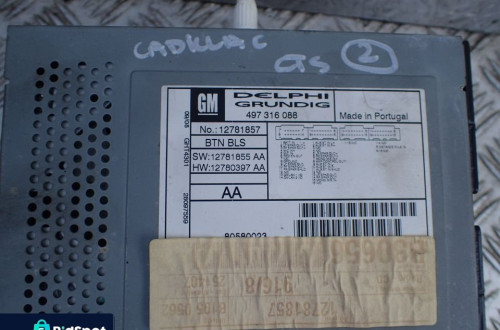 RADIO ODTWARZACZ CD Z2138 CADILLAC saab 12781857