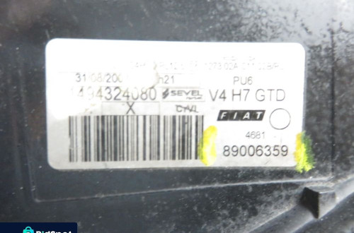 LAMPA LEWA PRZEDNIA FIAT ULYSSE 89006359