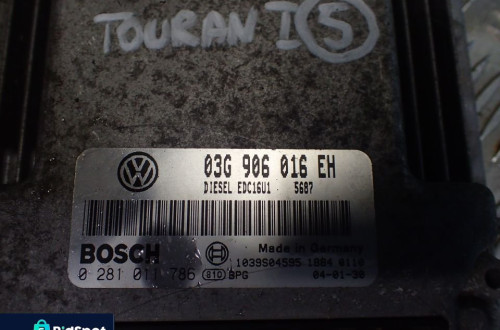 KOMPUTER SILNIKA AZV VW TOURAN 03G906016EH