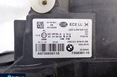 BMW 1 F20 F21 LIFT 15- LAMPA LEWA PRZÓD PRZEDNIA