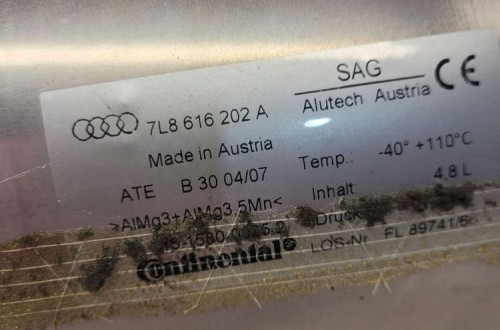 ZBIORNIK POWIETRZA AUDI A7 4L 7L6616202A