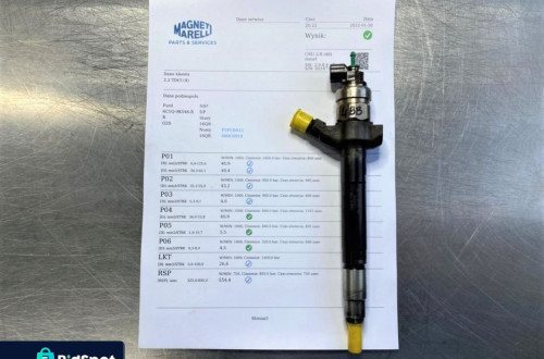 WTRYSKIWACZ TEST 2.2 TDCI HDI 6C1Q 9K546 BB WTRYSK WYDRUK IMA PEUGEOT JUMPER BOXER DUCATO TRANSIT