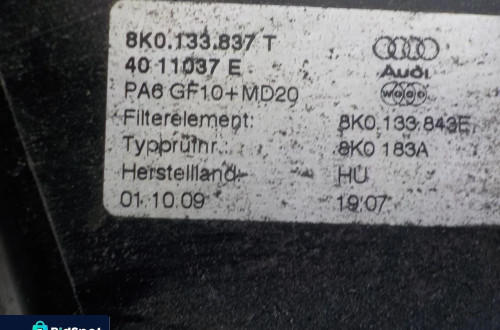 AUDI A5 8T 2.0TDI OBUDOWA FILTRA POWIETRZA 8K0133837T