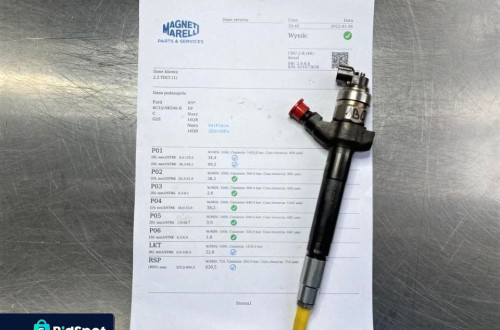 WTRYSKIWACZ TEST 2.2 TDCI HDI 6C1Q 9K546 BC WTRYSK WYDRUK IMA PEUGEOT JUMPER BOXER DUCATO TRANSIT