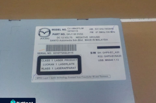 MAZDA 6 GJ III RADIO NAWIGACJA USZKODZONY GKJ1 66 DV0A