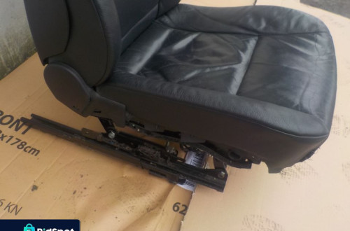 BMW E60 FOTEL LEWY PRZÓD SKÓRA EU