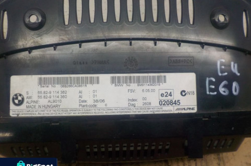 BMW E60 WYŚWIETLACZ EKRAN NAWIGACJI 9114362