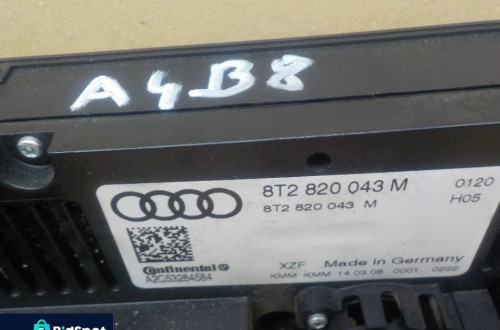 AUDI A4 B8 PANEL STEROWNIK KLIMATYZACJI 8T2820043M