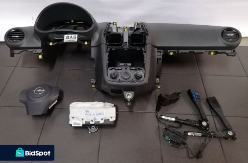 OPEL CORSA D KOKPIT PODUSZKA PASY
