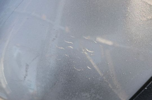 VW TOURAN 03-15r ZDERZAK TYŁ TYLNY LA7W