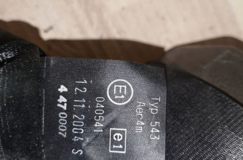PAS BEZPIECZEŃSTWA TYŁ AUDI A6 C6 4F0857807G