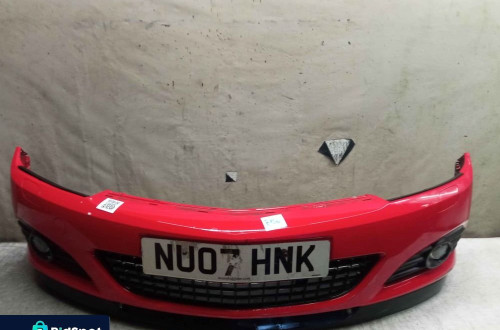 ^ ZDERZAK PRZÓD PRZEDNI OPEL ASTRA H 3 III GTC Y547 CZERWONY HALOGENY