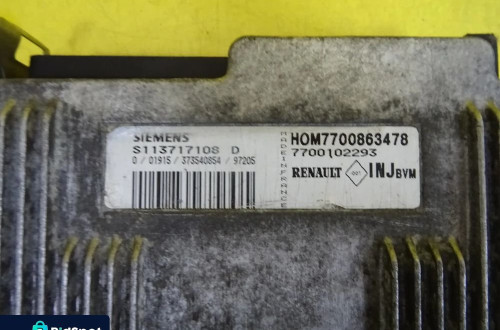 KOMPUTER SILNIKA RENAULT LAGUNA I  7700102293 / HOM7700863478 NR794