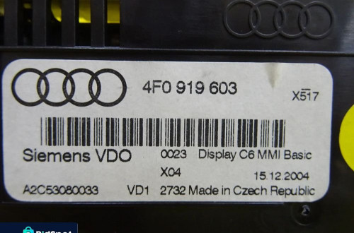 RADIO WYŚWIETLACZ AUDI A6 C6 4F0919603 NR102