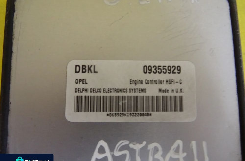 KOMPUTER SILNIKA OPEL ASTRA G 09355929 / D98005 NR793