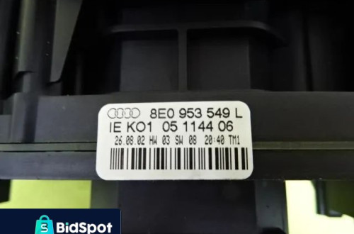 MANETKA TAŚMA PRZEŁĄCZNIK ZESPOLONY AUDI A4 B6 8E0953549L NR152