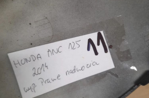 honda anc 125 2014 wypełnienie prawe nadwozia