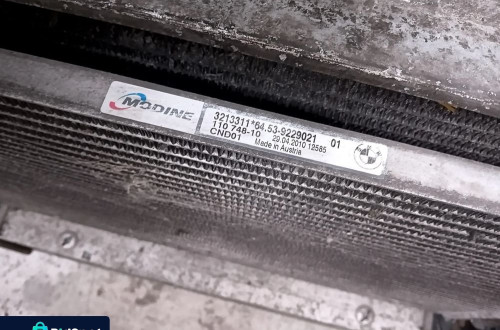 bmw 1 e87 e90 e91 chlodnica wody klimatyzacji intercooler 9229021 4296333