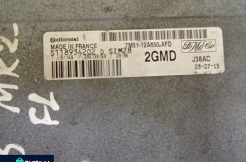 KOMPUTER STEROWNIK SILNIKA FORD FOCUS MK2  7M51-12A650-AFD /  S118934202D NR667