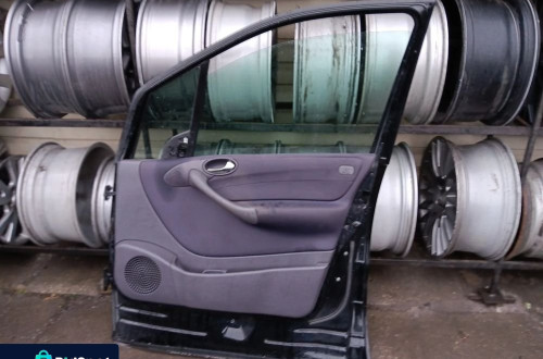 mercedes w168 a-klasa drzwi przod przednie prawe pasazera szyba czarne igla