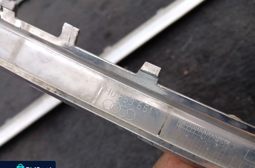 audi a8 d4 listwa chromowa atrapy grilla przod 4h0853651