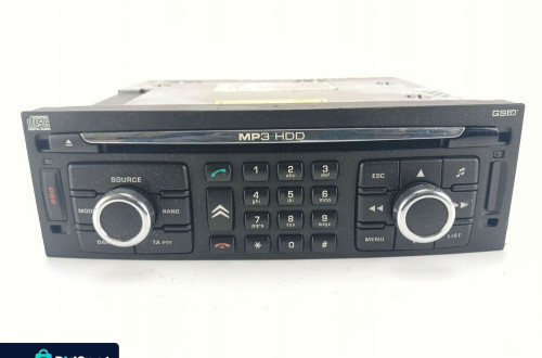 RADIO NAWIGACJA GPS CITROEN C4 PICASSO I (2006-2010) 96645900XT RT3eV N3