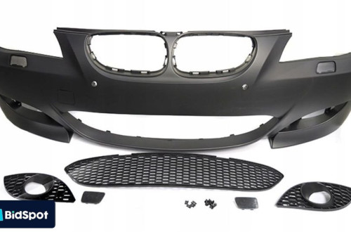Zderzak Przod kpl Kratki PDC Tuning Sport M5-look Bmw 5 e60 e61 Lift LCI 07