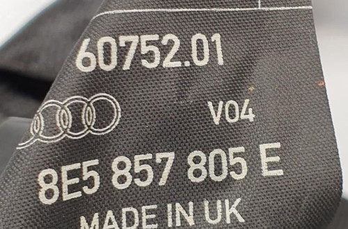 PAS BEZPIECZEŃSTWA LEWY TYŁ AUDI A4 B6 8E5857805E
