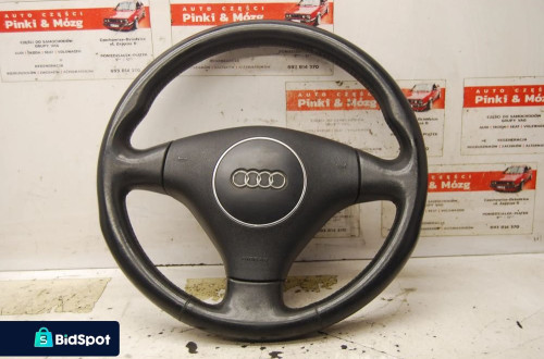 KIEROWNICA + PODUSZKA AIR BAG SKÓRA AUDI A3 8L LIFT 8Z0419091D 8E0880201S