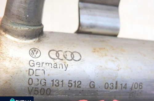 CHŁODNICZKA SPALIN VW EOS 2.0 TDI 03G131512G