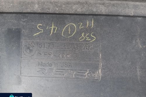 bmw x5 e53 oslona podloga zbiornika 8408767